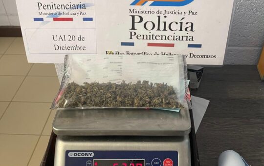 En la UAI 20 de diciembre decomisaron 52.20 gramos de marihuana